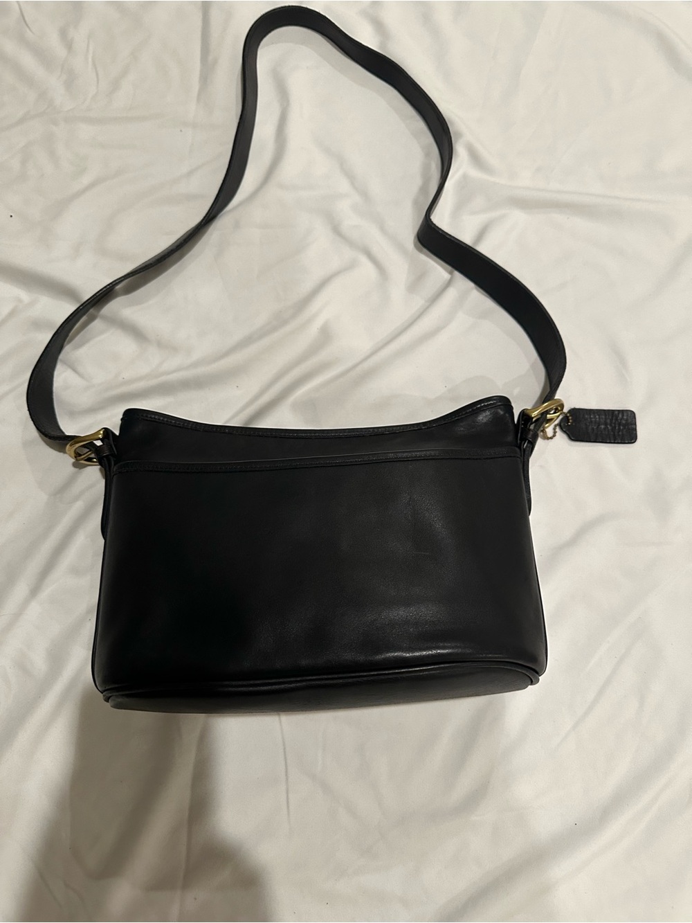 VTG Coach Black Leather Woman’s Shoulder Bag
